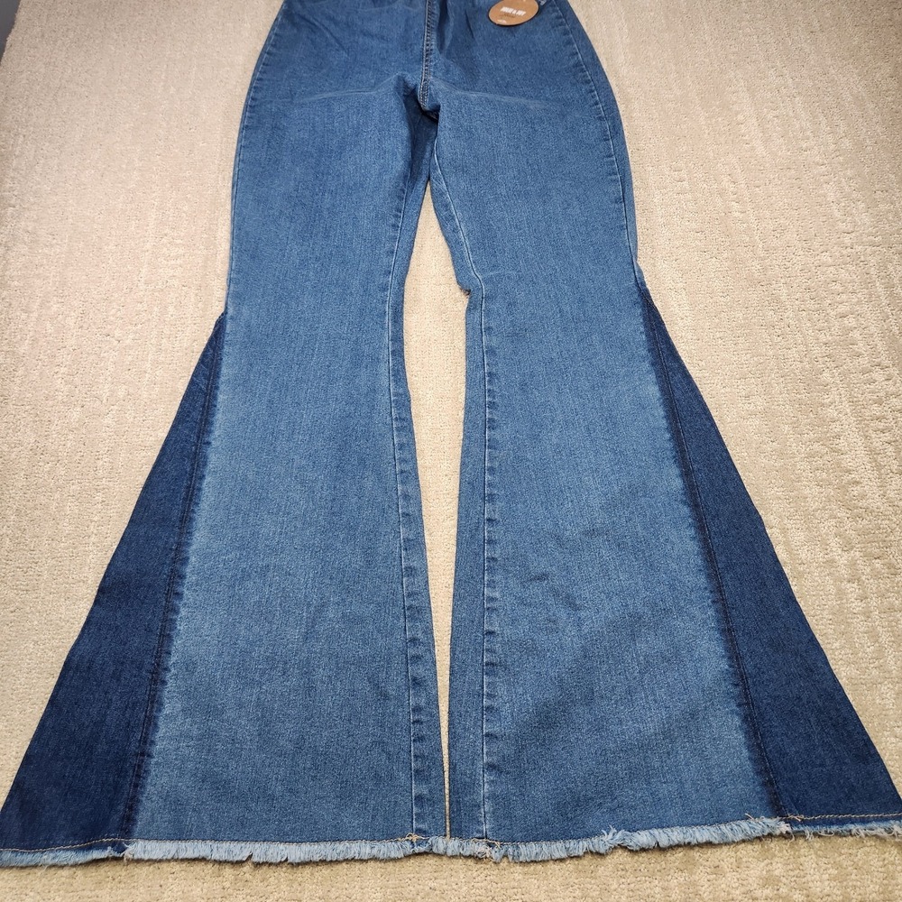 Bell Bottom Jeans Women 13 Super Flare Hi Rise Cowgirl Western Rodeo Boho NEW